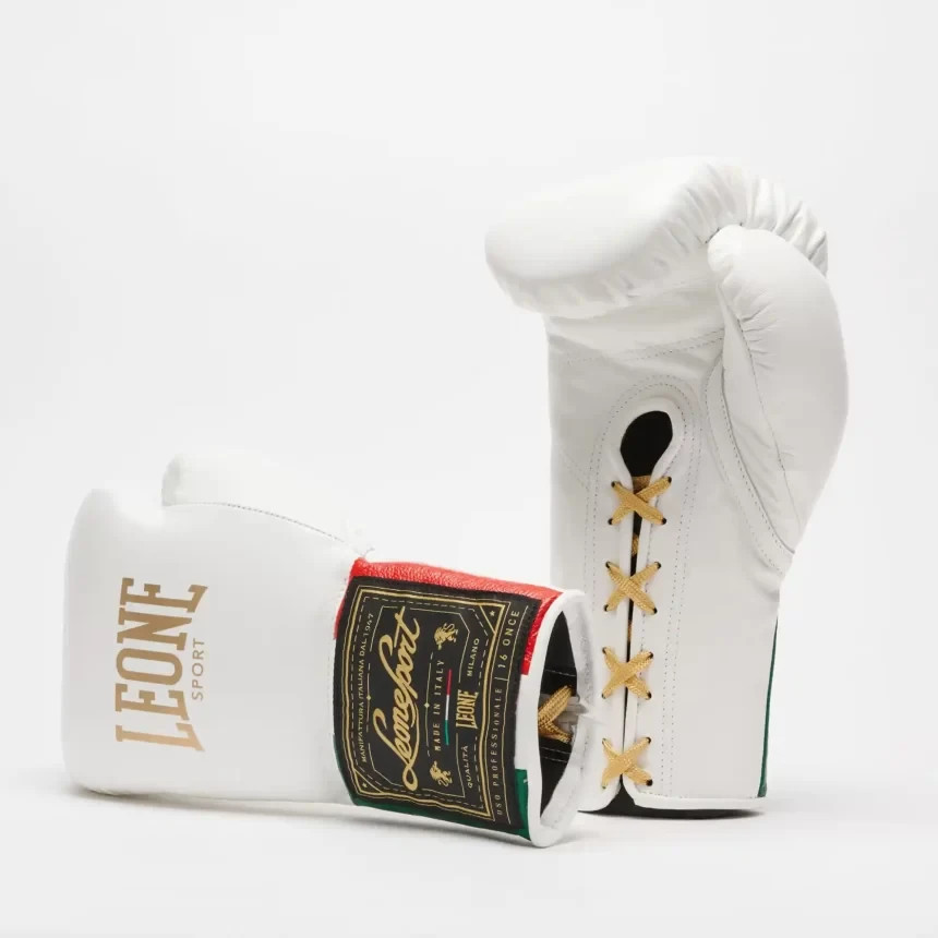 LEONE CLASSICO WHITE COLOUR BOXING GLOVES LACES