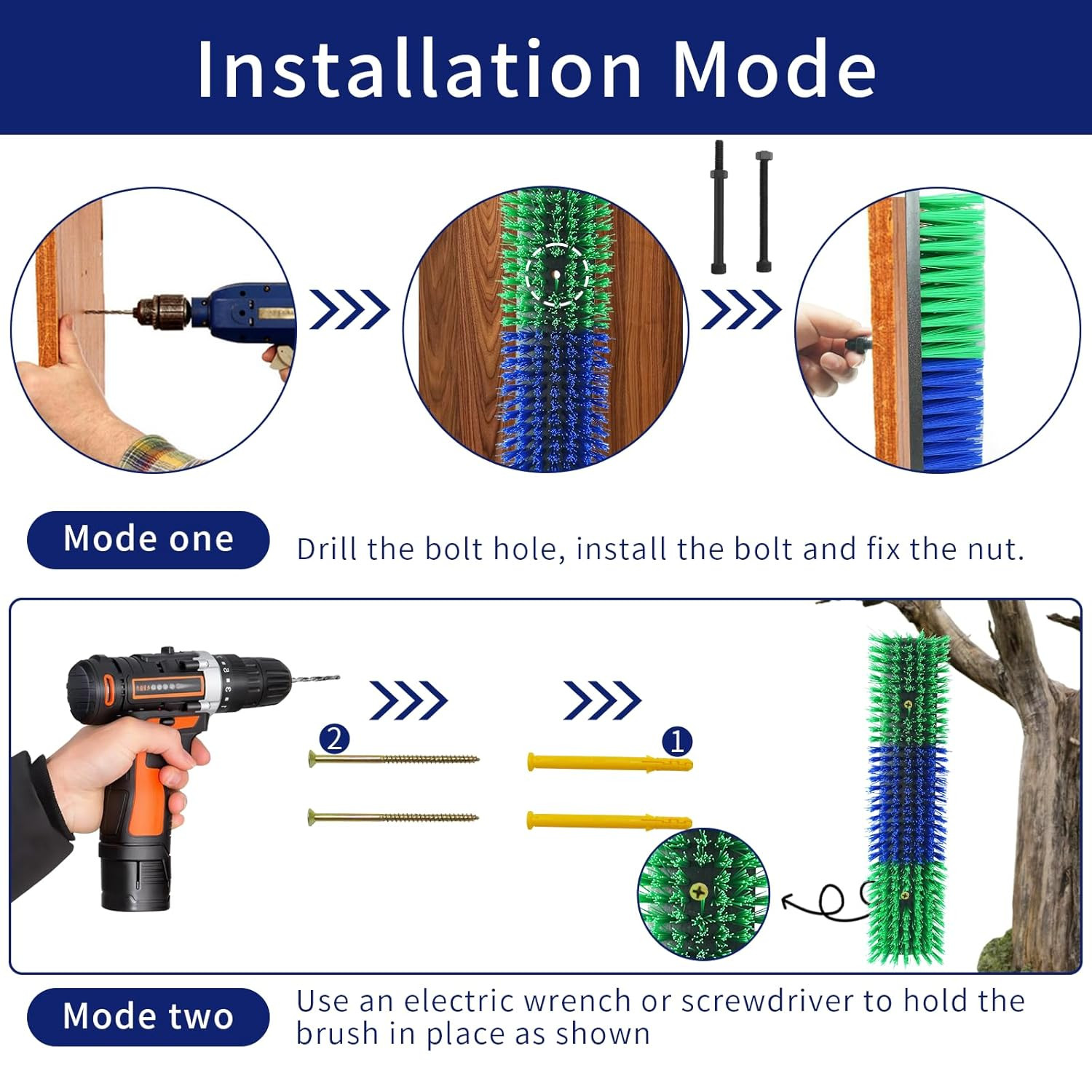 4PCS Livestock Scratching Brush Goat Scratching Tool Post Massage Grooming Brush