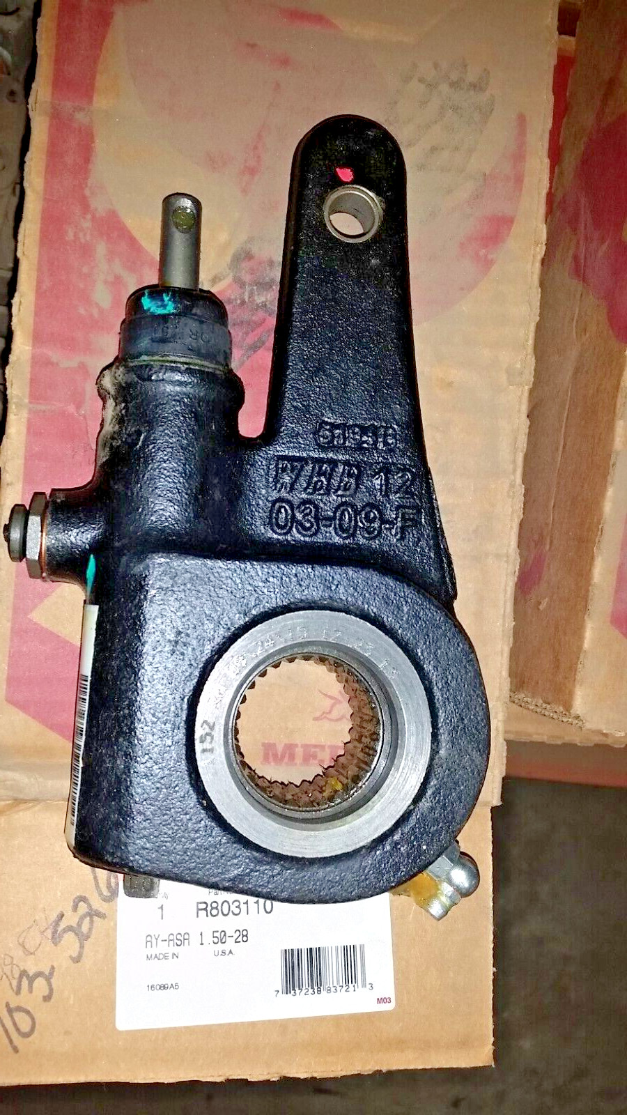 Meritor R803110B40 AUTO-SLACK 1.5" X 5.5" 28 SPLINE 16.5 BRAKE