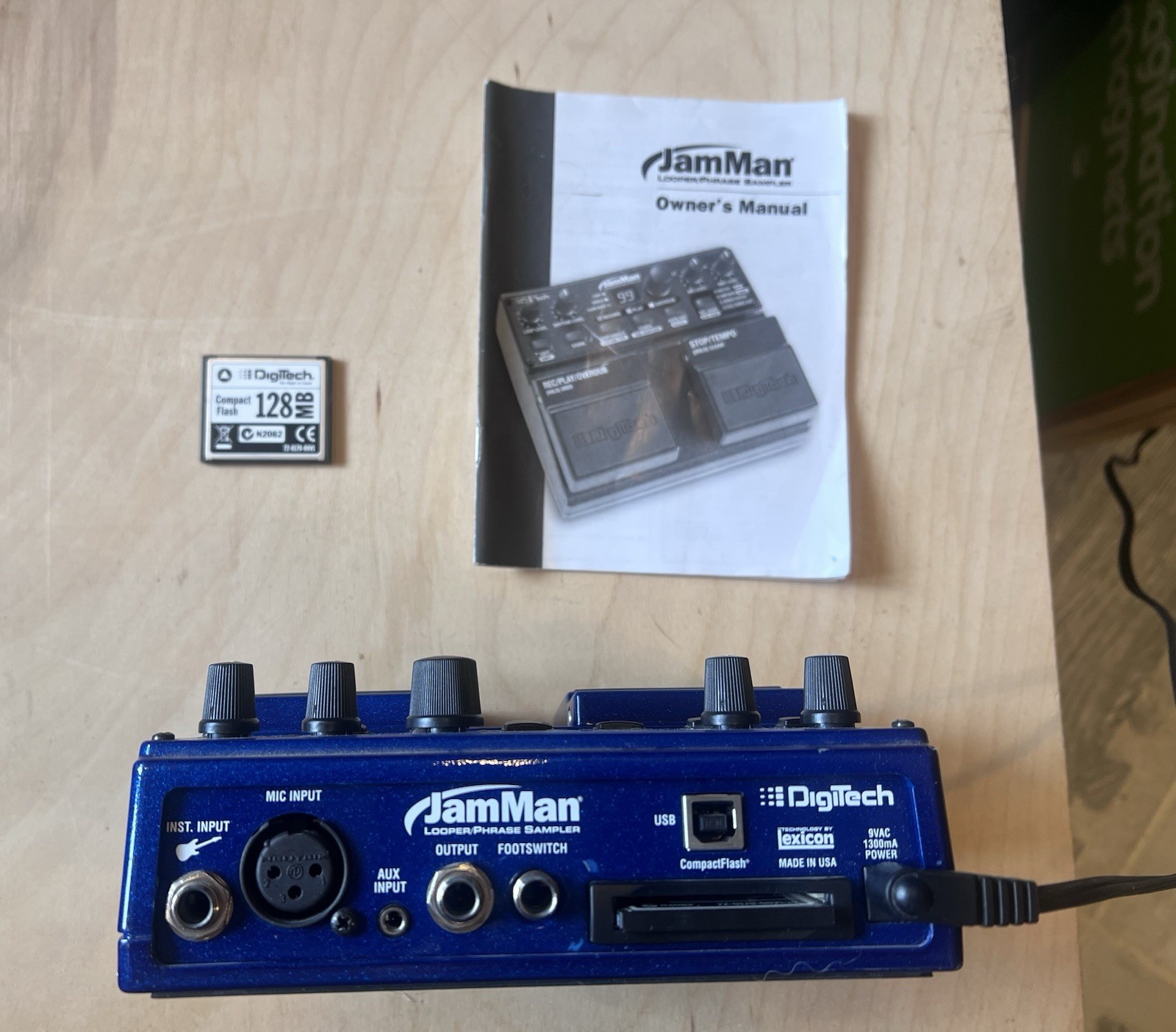 Digitech JamMan Stereo Looper Loop Phrase Sampler Guitar Effects Ped Pedal