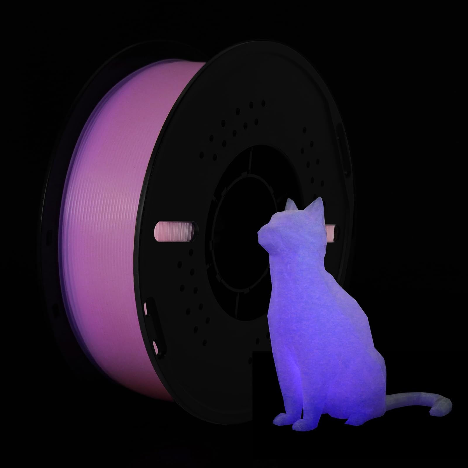Kingroon Glow in Dark 1.75mm PLA Filament, Fit Most FDM 3D Printers, Dimensi...