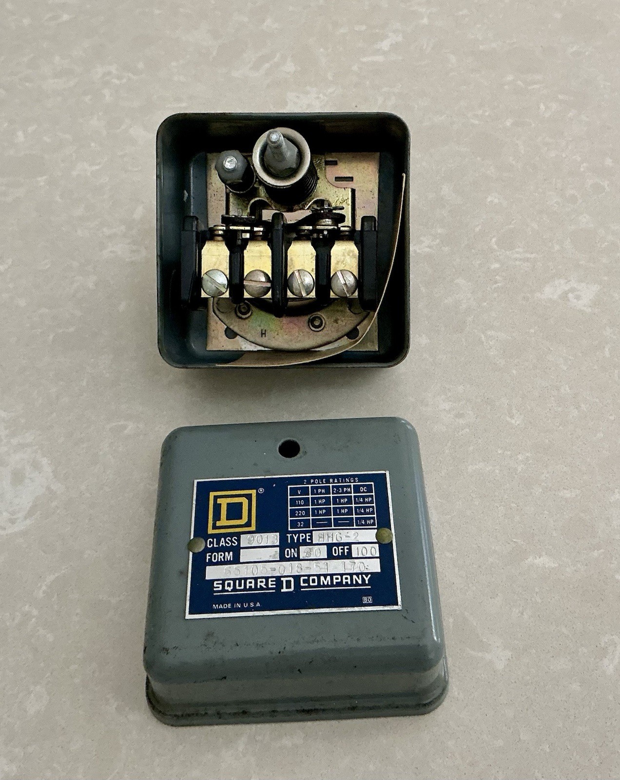 Square D Pressure Switch HHG 9013