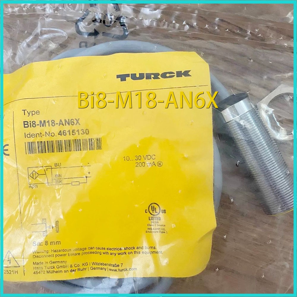 New original TURCK Bi8-M18-AN6X 8mm inductive proximity switch Fast Shipping