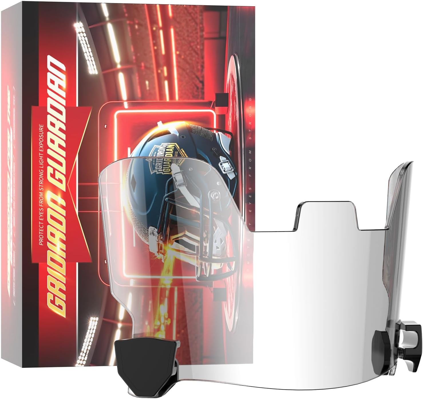 Clear Football Universal Fit for Adult/Youth Helmets, clear football visor