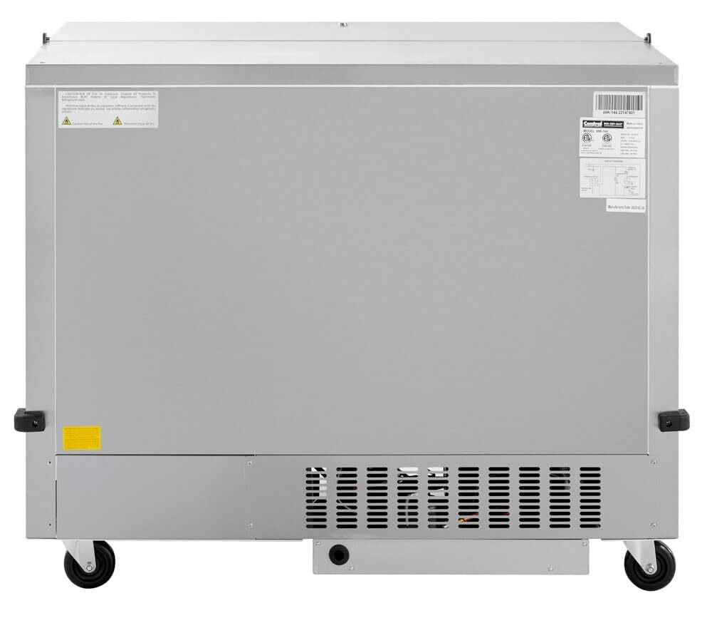 Central Exclusive 69K-144 49" W School Milk Cooler, Single Access, Cold Wall