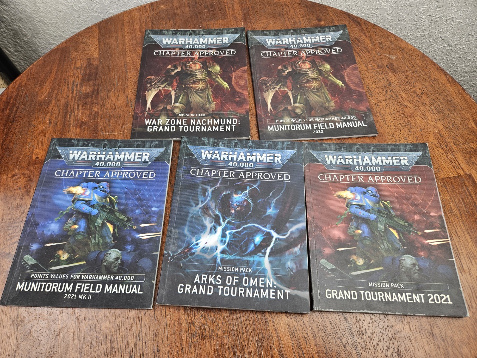 Warhammer 40K Crusade, Chapter Approved Mission Pack & Point Value Book Lot of 5