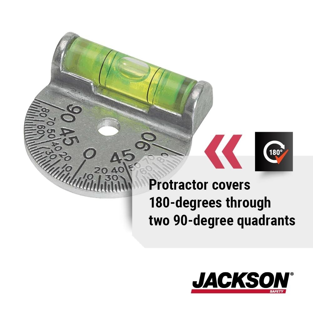 Lightweight Magnetic Protractor - 180-Degree Adjustable for Accurate Welding