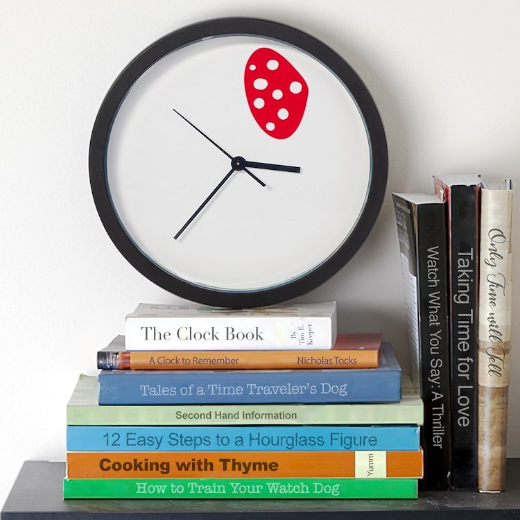 CafePress Ladybug Teach Dk 10" Wall Clock (1049369919)