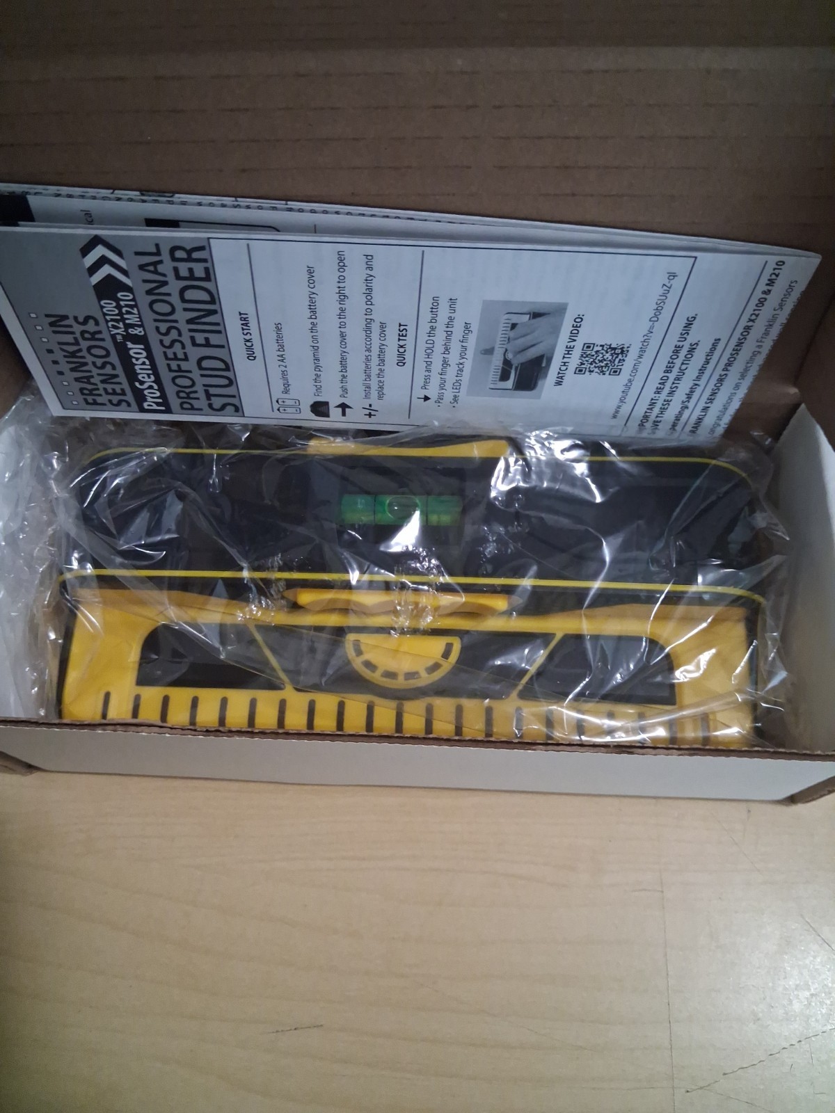 ProSensor M210 Professional Stud Finder With Live Wire Meter "NEW CONDITION"