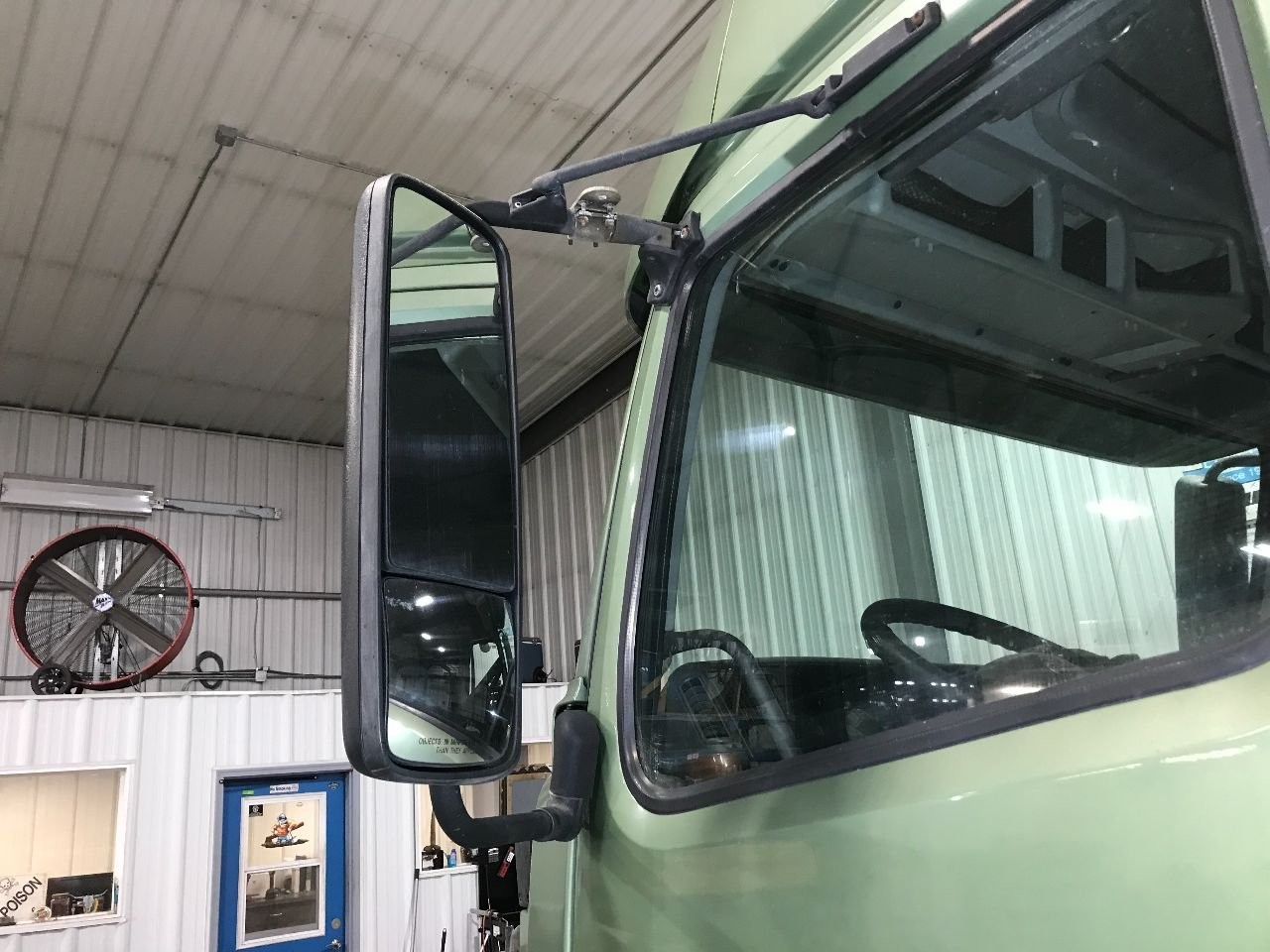 2003-2012 Volvo VNL POLY Left/Driver Door Mirror - Used
