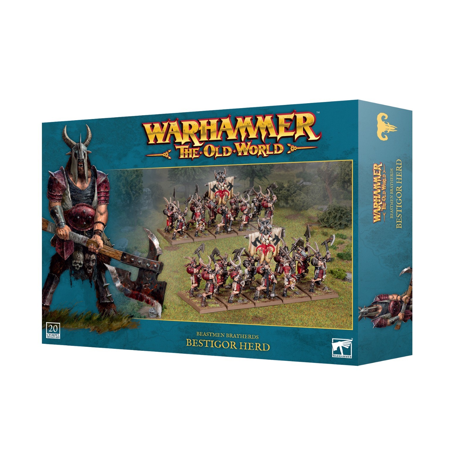 Warhammer The Old World Beastmen Brayherds: Bestigor Herd - New & Sealed
