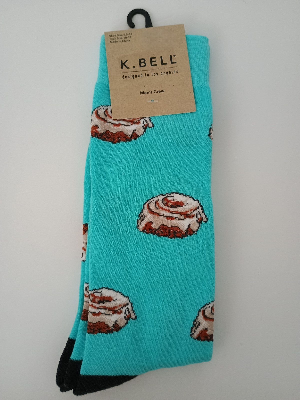 K. Bell Novelty Men's Crew Socks - You Choose (1 pair) Beer/Food/Duck/Llama/Deer