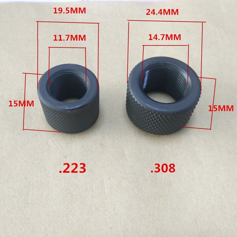 US! Ruger 10/22 1022 Muzzle Brake Adapter & Thread Protector, for 1/2x28, 5/8x24