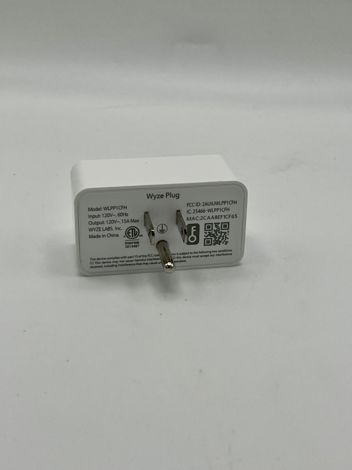 WYZE WLPP1CFH-1 Smart Plug - White