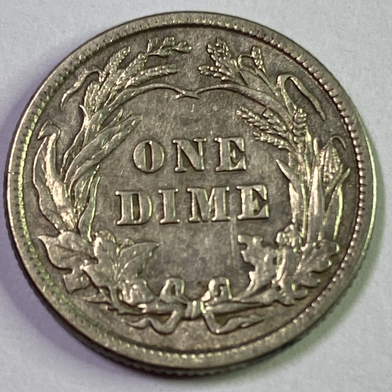 1913 10C Barber Dime Beautiful Silver Coin