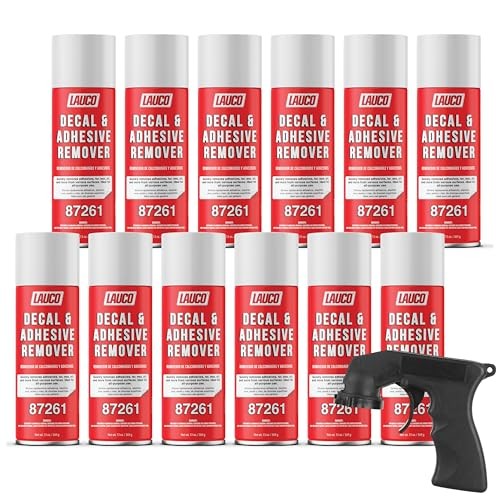 LAUCO Decal & Adhesive Remover – 13 oz Aerosol 87261 (12-Pack)