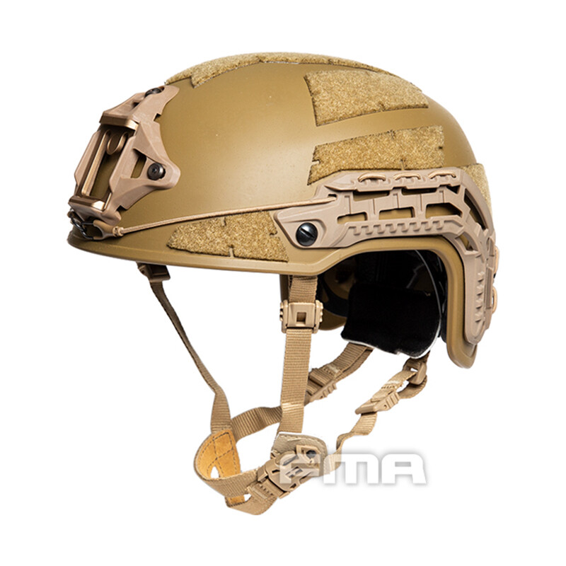 FMA Airsoft Caiman Helmet w/ NVG Shroud Rail Hunting Military Airsoft L/XL Gear