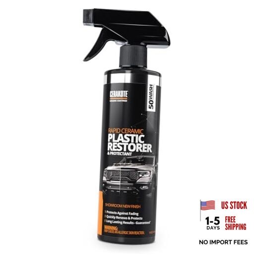Rapid Ceramic Plastic Restorer and Protectant - 50 Wash 14 Fl Oz (Pack of 1)