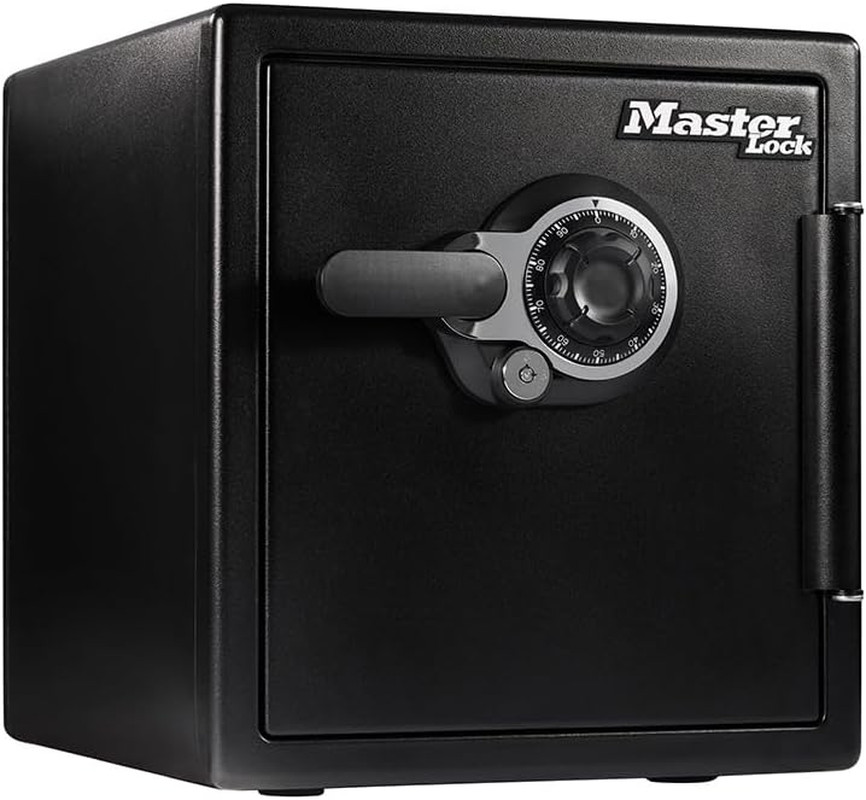 Fireproof Waterproof Safe with Combination Dial 1.23 Cu-Ft