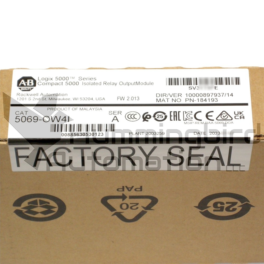 2022-2023 Allen Bradley 5069-OW4I /A Compact 5000 SEALED Surplus Relay *USA*