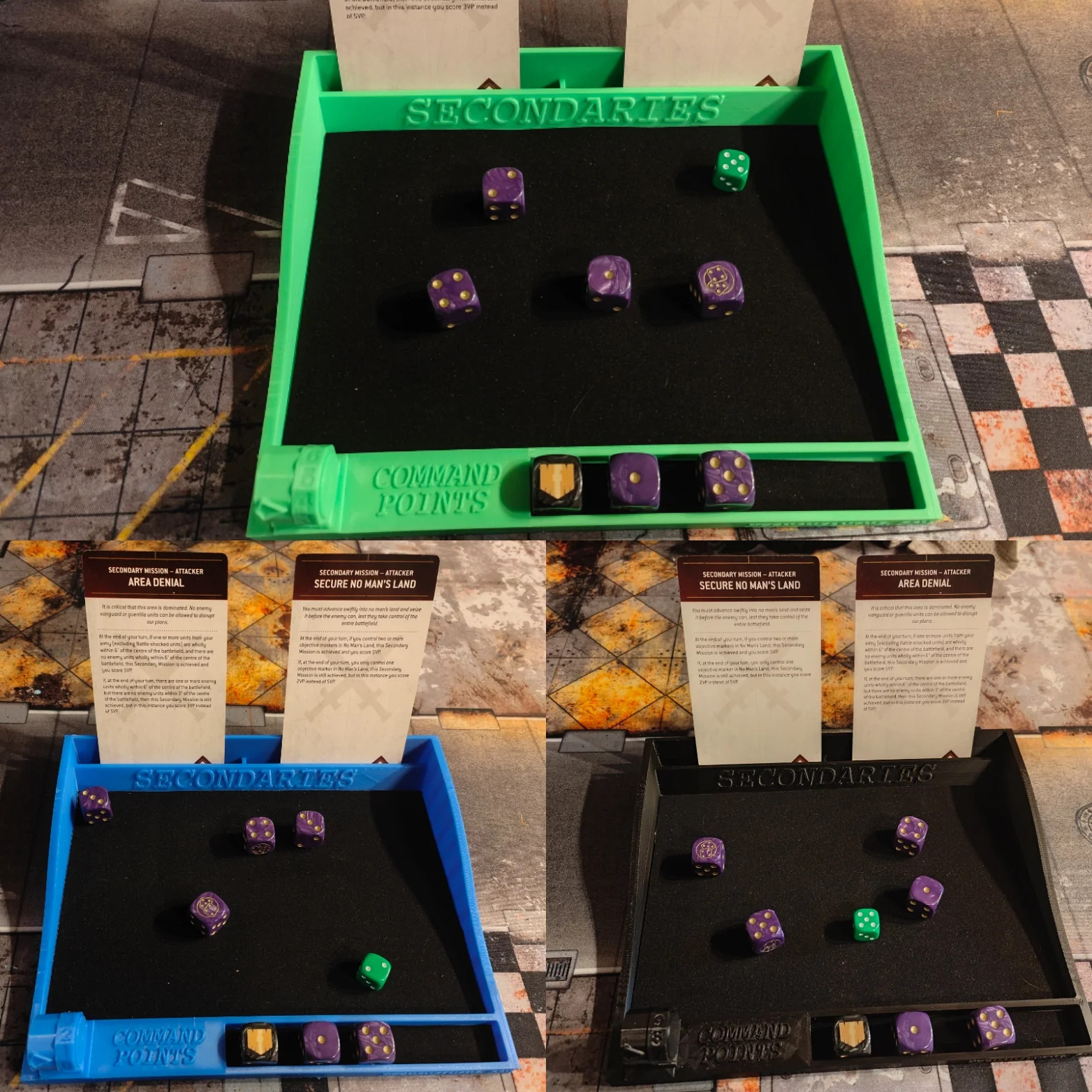 "The Rambo" Warhammer 40K 10th Edition Dice Tray