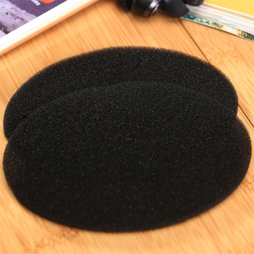 1 Pair Tuning Earpads Foam Black for HD650 HD600 HD598 Headphone Sponge 105*80mm