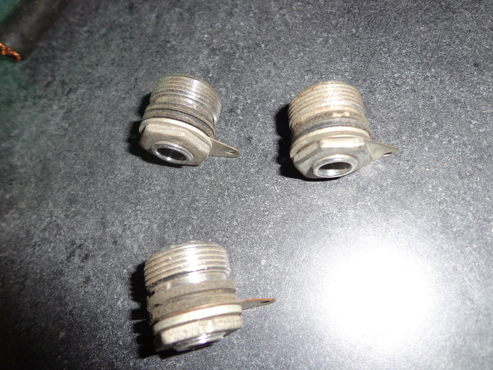 1pc Switchcraft nos vintage probe chasis connector jack button plug chasis jack