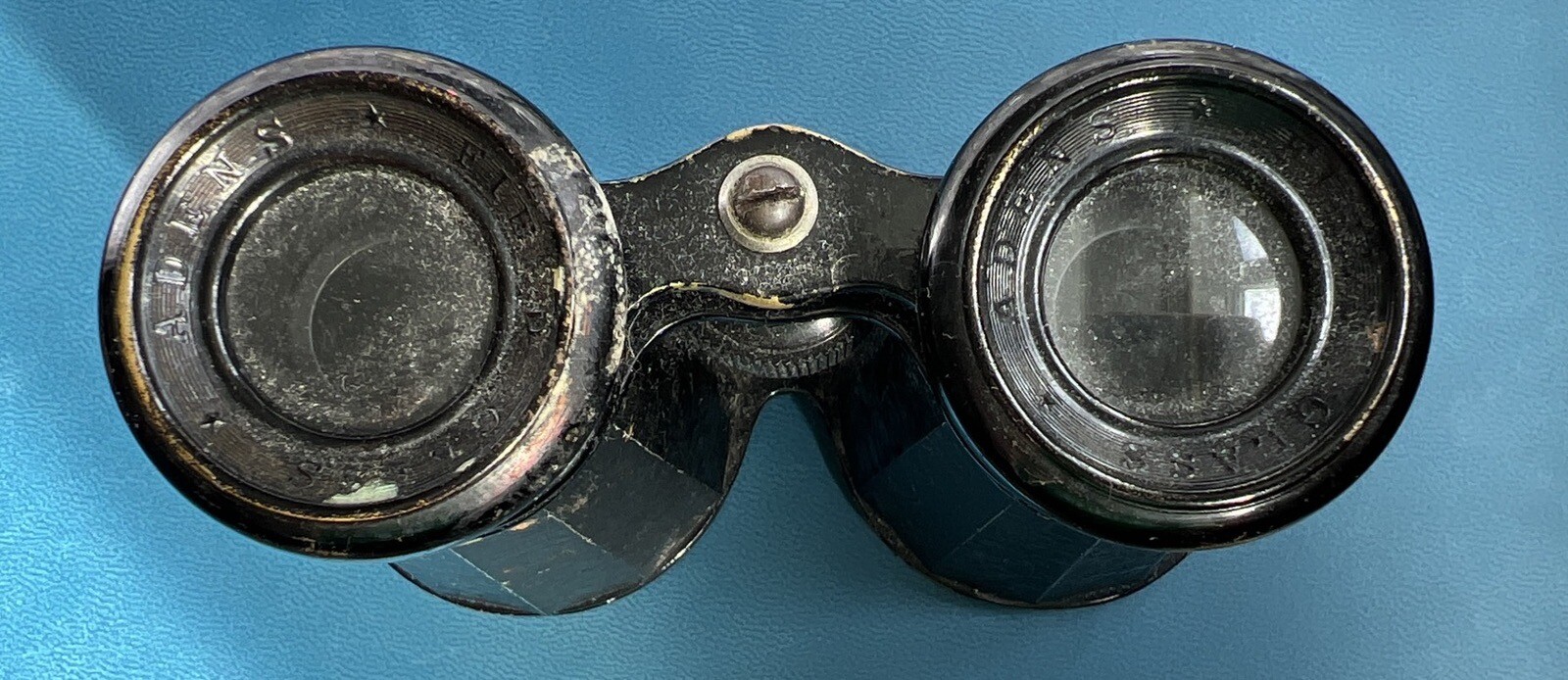 Adens Field Glass Leather Wrapped Binoculars