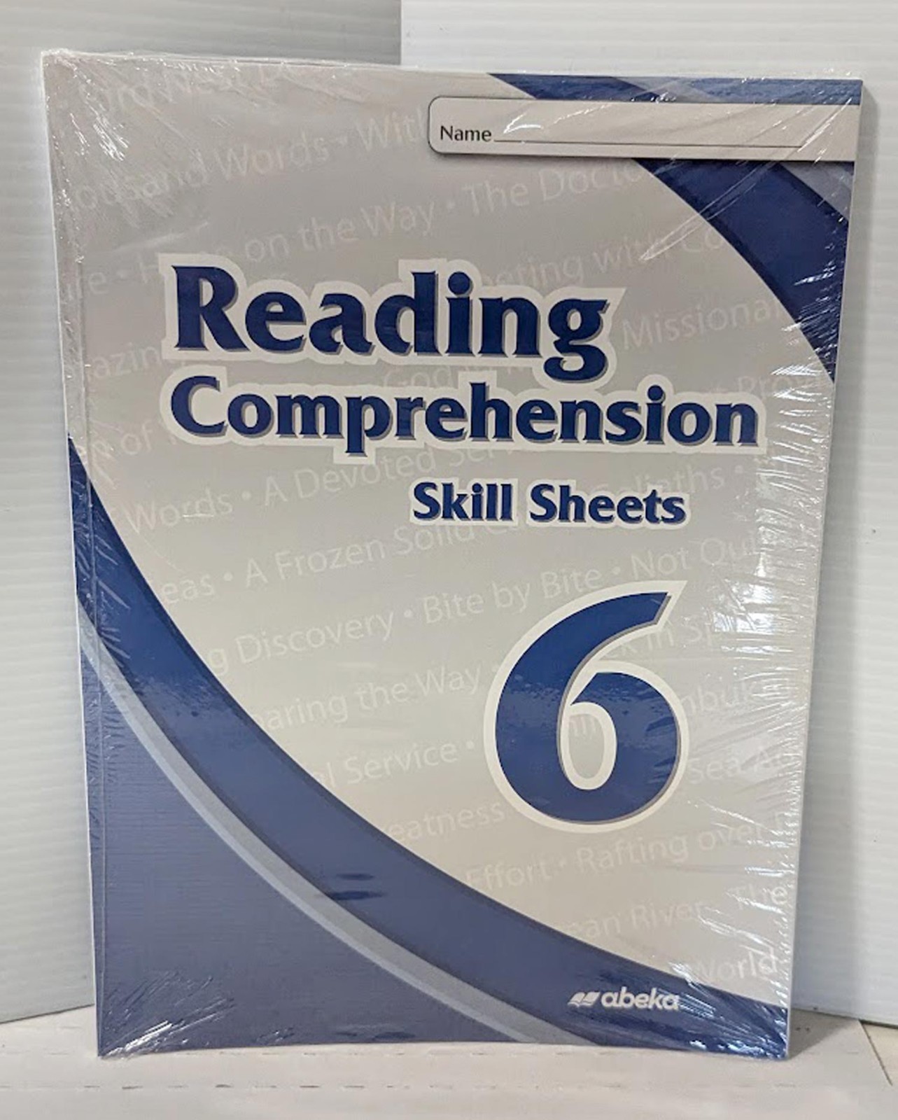 Abeka Reading Comprehension Skill Sheets 6   32203202 Brand New FREE SHIPPING !!