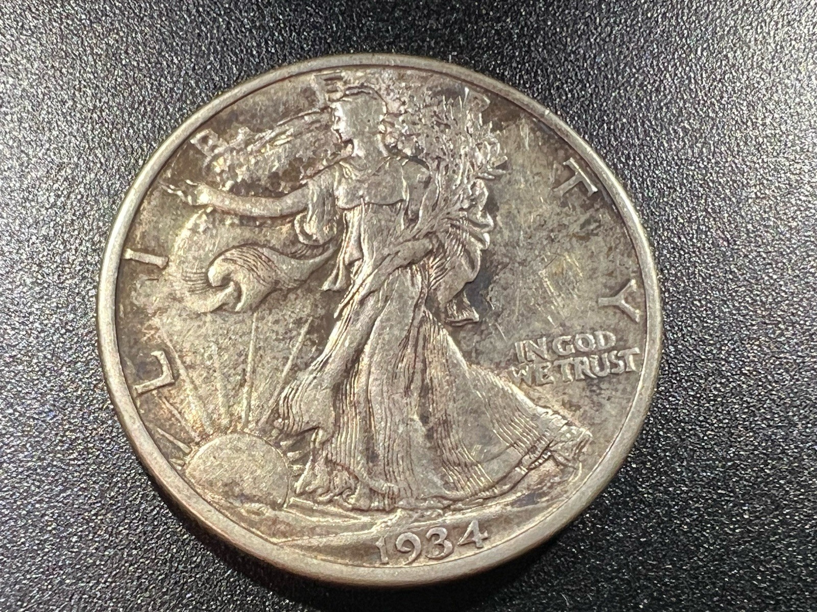 1934-D Liberty Walking Half Dollar EF.  (#1154)