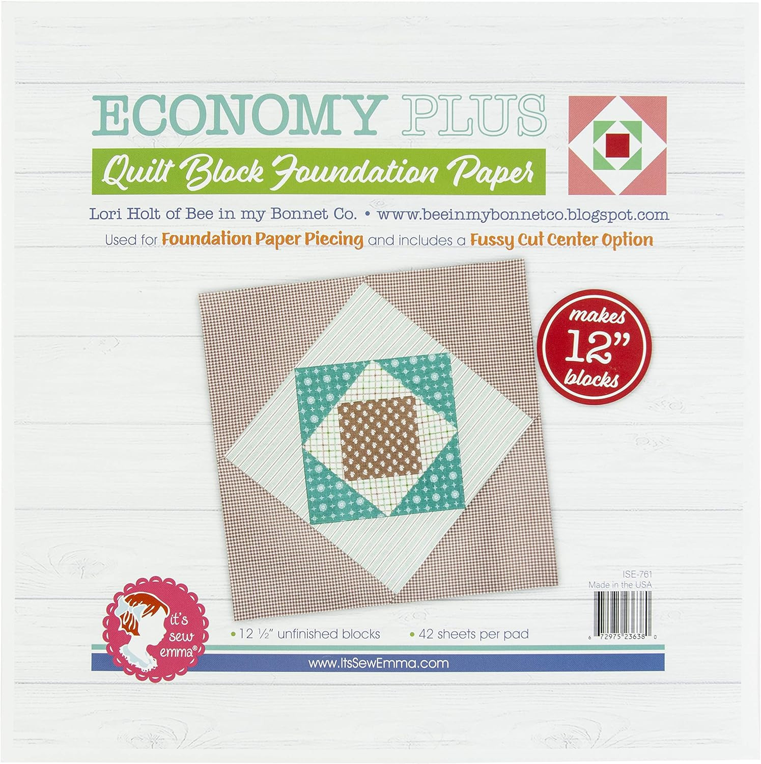 Foundation Paper ECO PL, 12" Economy plus from Lori Holt