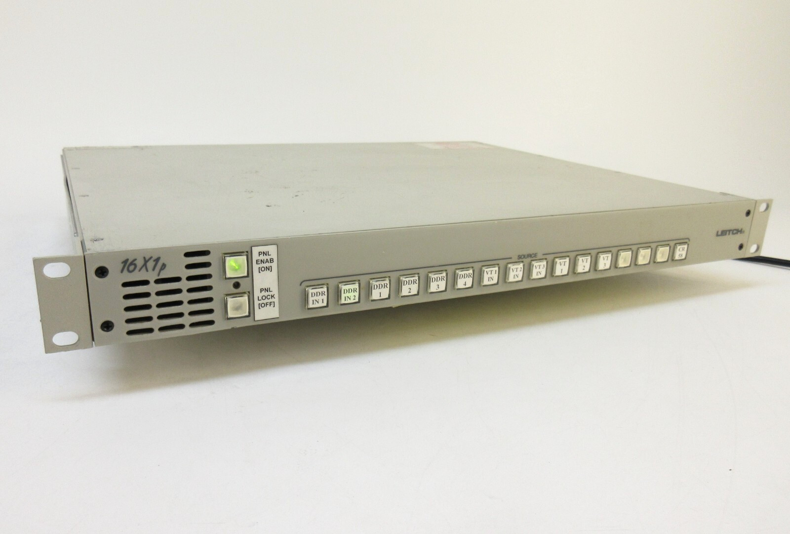 Leitch 16X1p / VSR 16X1/X2 / VSR 16X2 Programmable Modular Routing Switcher, 1U