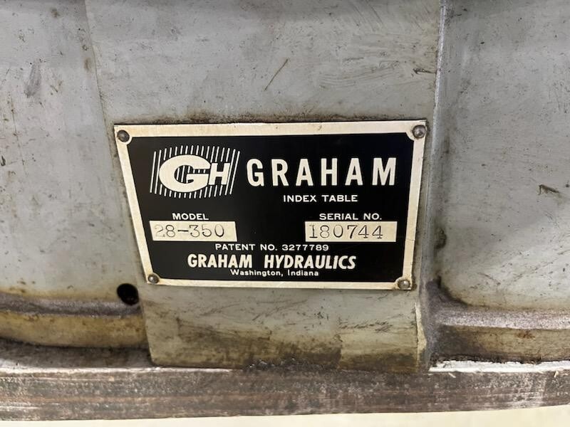 Graham Hydraulics Model 28-350 28" Rotary Index Table