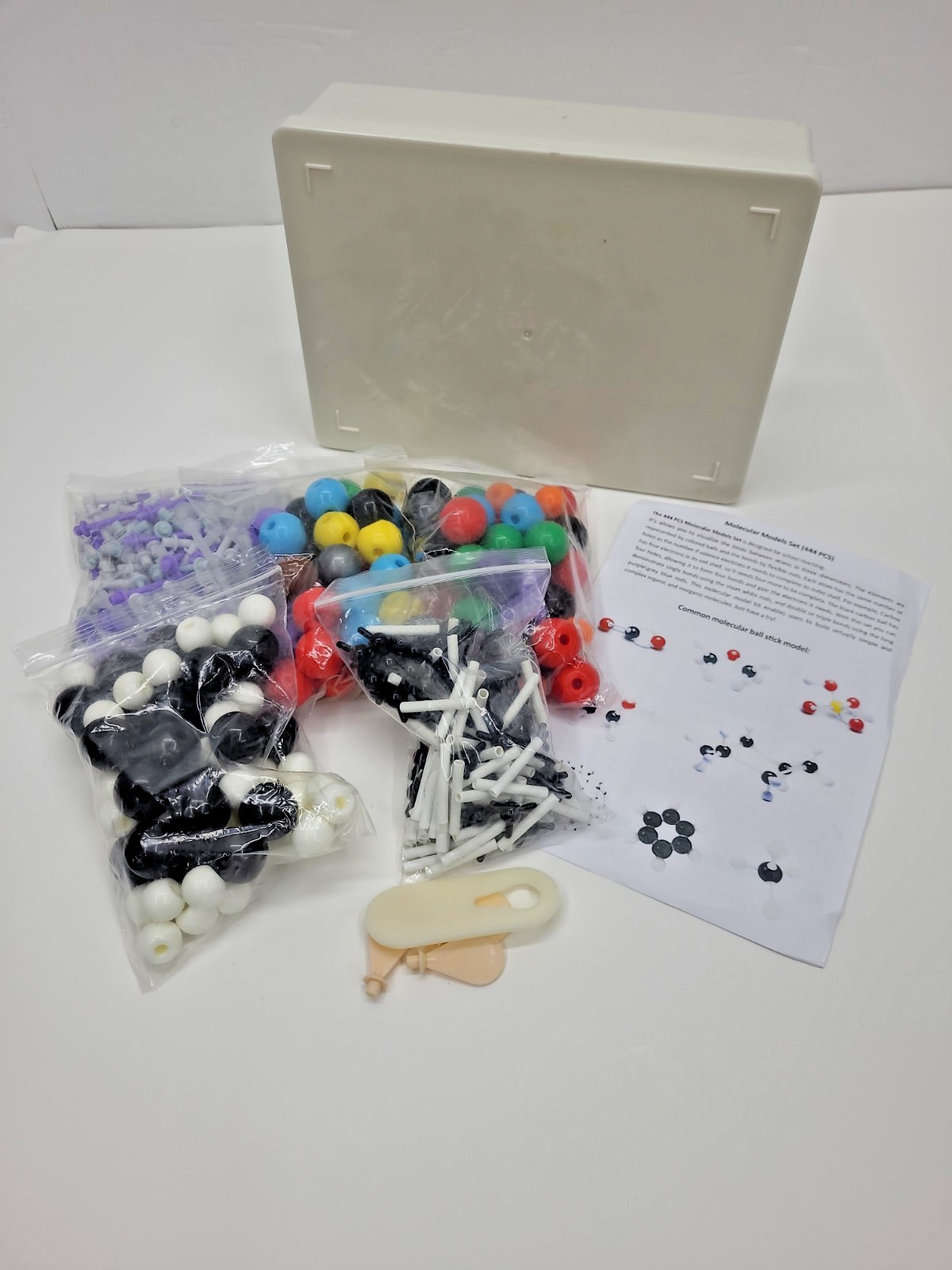 Molecular Model Building Set 444 PCS Chemistry High Shcool Homeschool