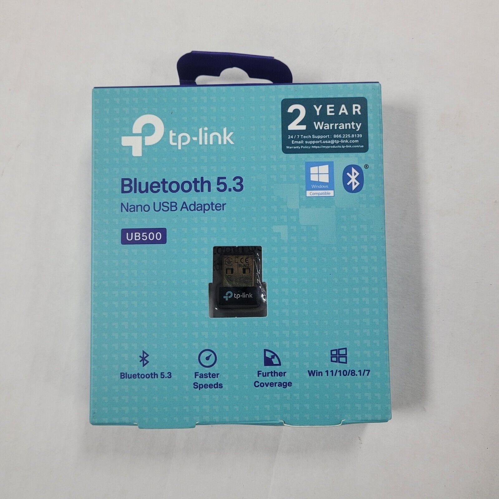 TP-Link USB Bluetooth 5.0 Adapter, Nano Design, Windows PC, PS5/PS4/Xbox (UB500)
