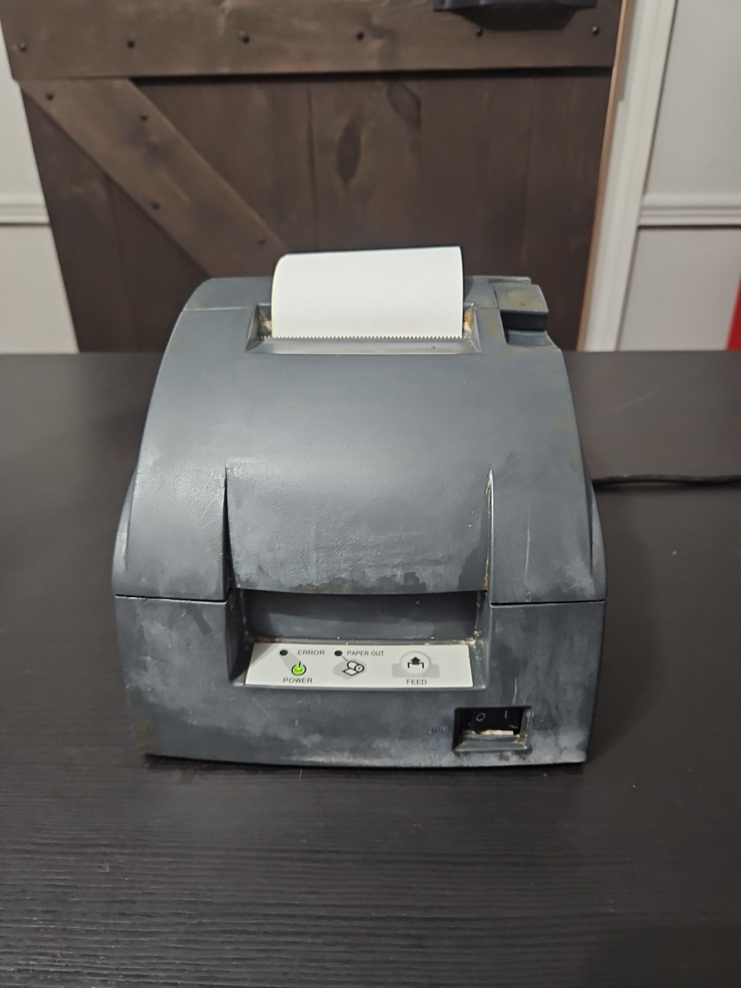 Epson TM-U220B Thermal Receipt . Pulled From.kitchen While Functioning