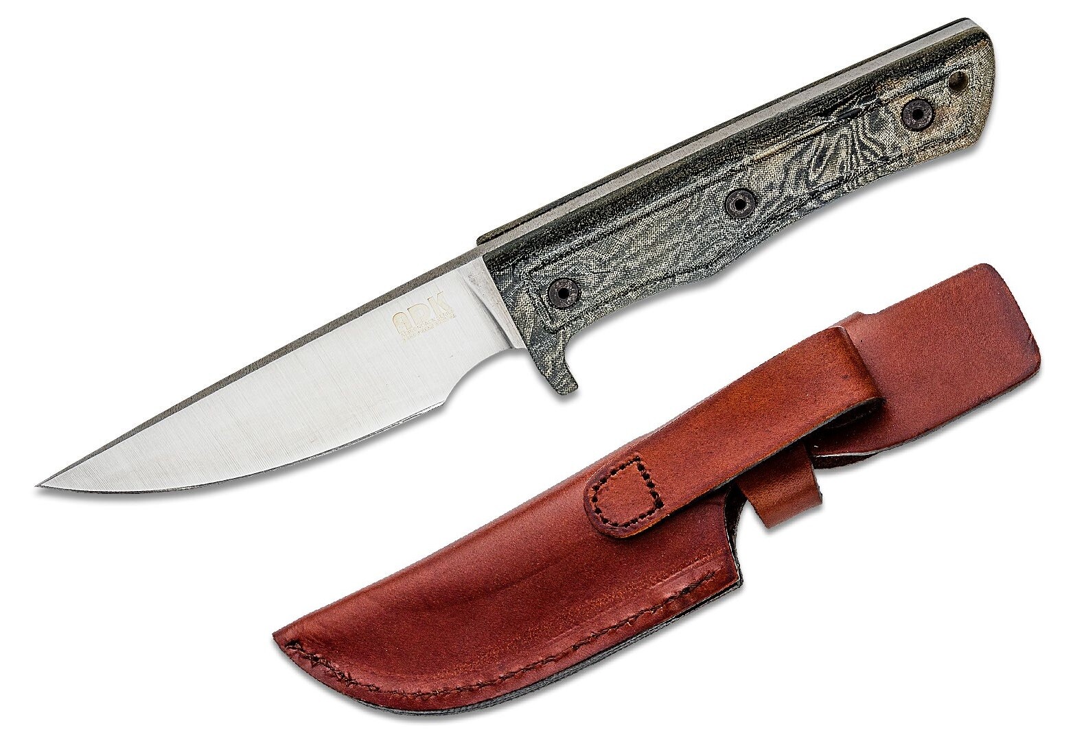 Ontario ADK High Peaks Fixed Knife 3.63" 420 Steel Blade Multi Micarta Handle