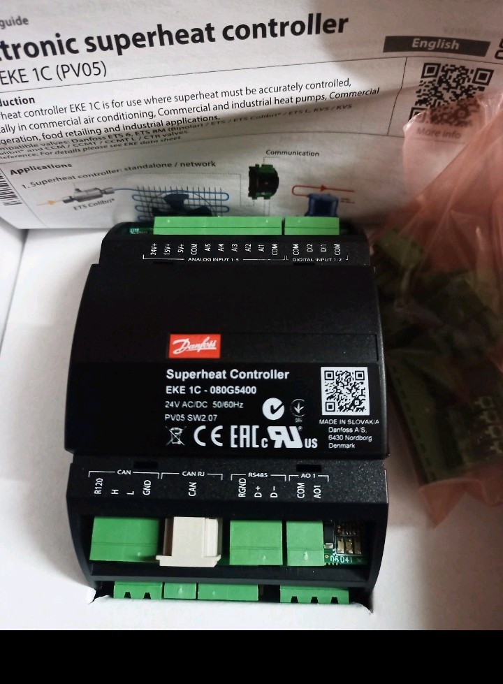 DANFOSS OVERHEATING CONTROLLER EKE 1 MOD. 080G5400