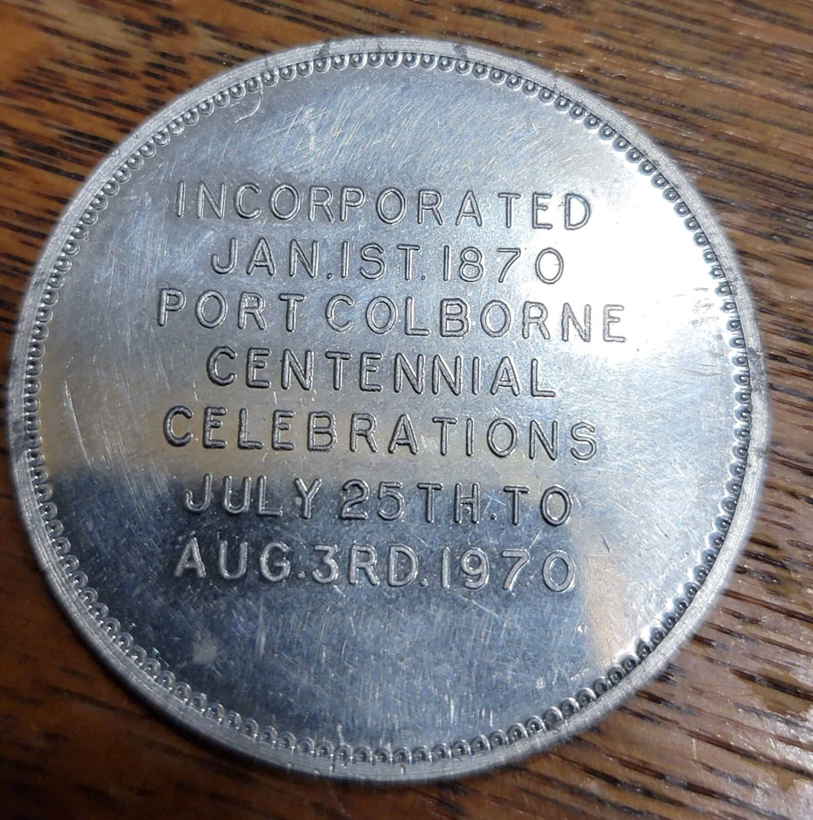 PORT COLBORNE, CANADA 1970 TOKEN,  SNB2-12