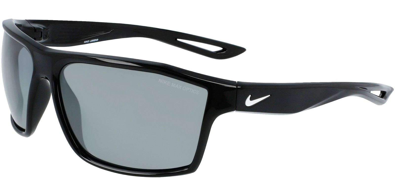 Nike Legend N Men's Black Sport Square Sunglasses w/ Mirror Lens IU3295X 010