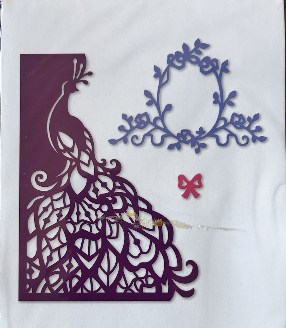 “GUILDED PLUME” 3 Piece Die Set By Scrapbooking Made Simple
