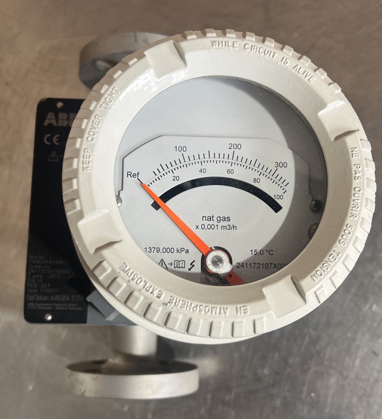 ABB Variable Area Flow Meter Model#: FAM541A1Y0F1 Nos Surplus No Original Box