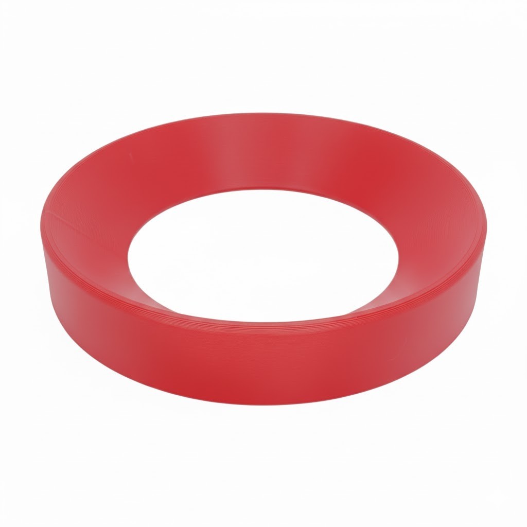 Universal Bowling Ball Cup Display Stand Durable Plastic Holder RED