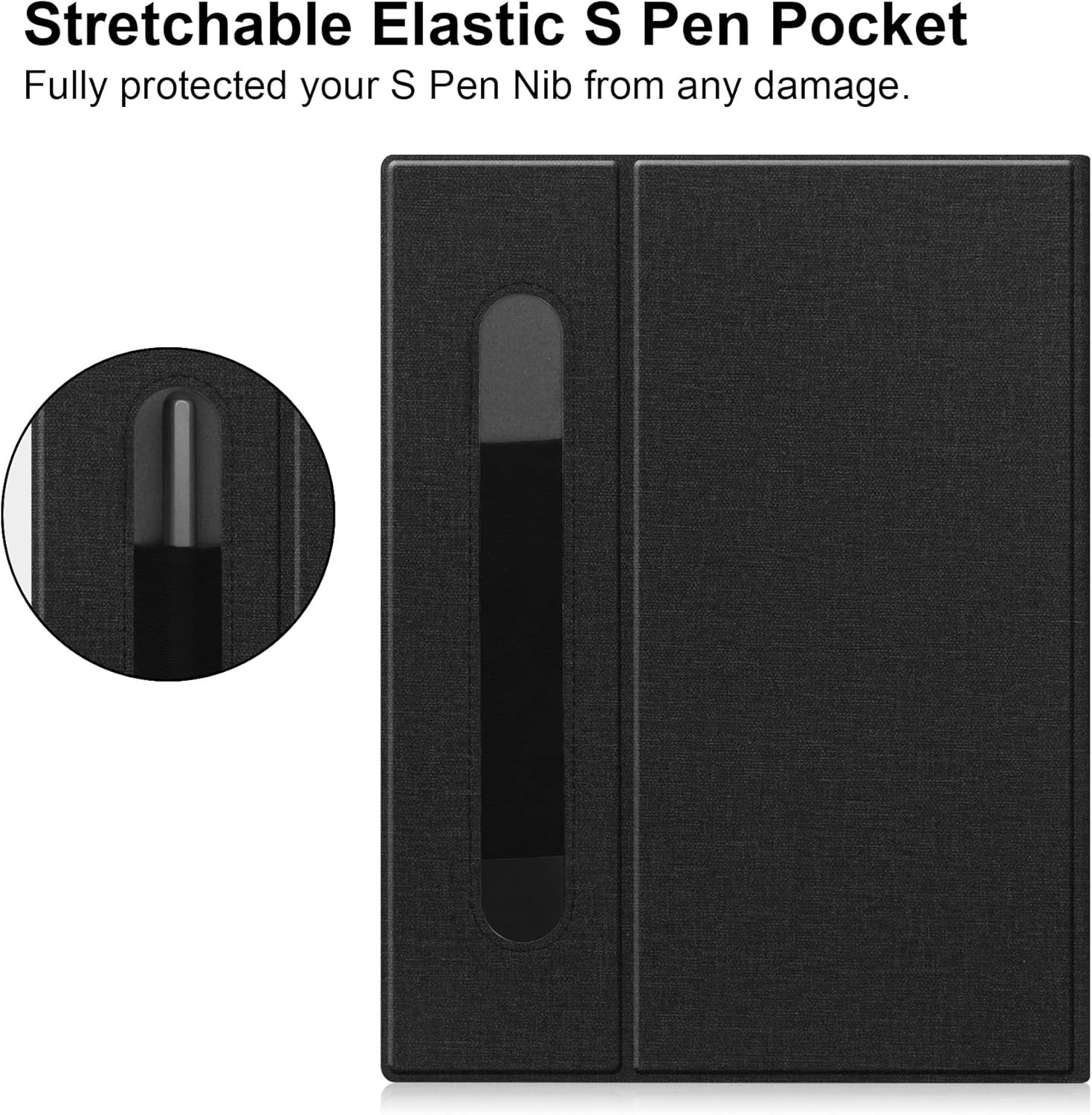 Lightweight Hard Shell Protective Cover for Remarkable 2 Tablet 10.3" - Black