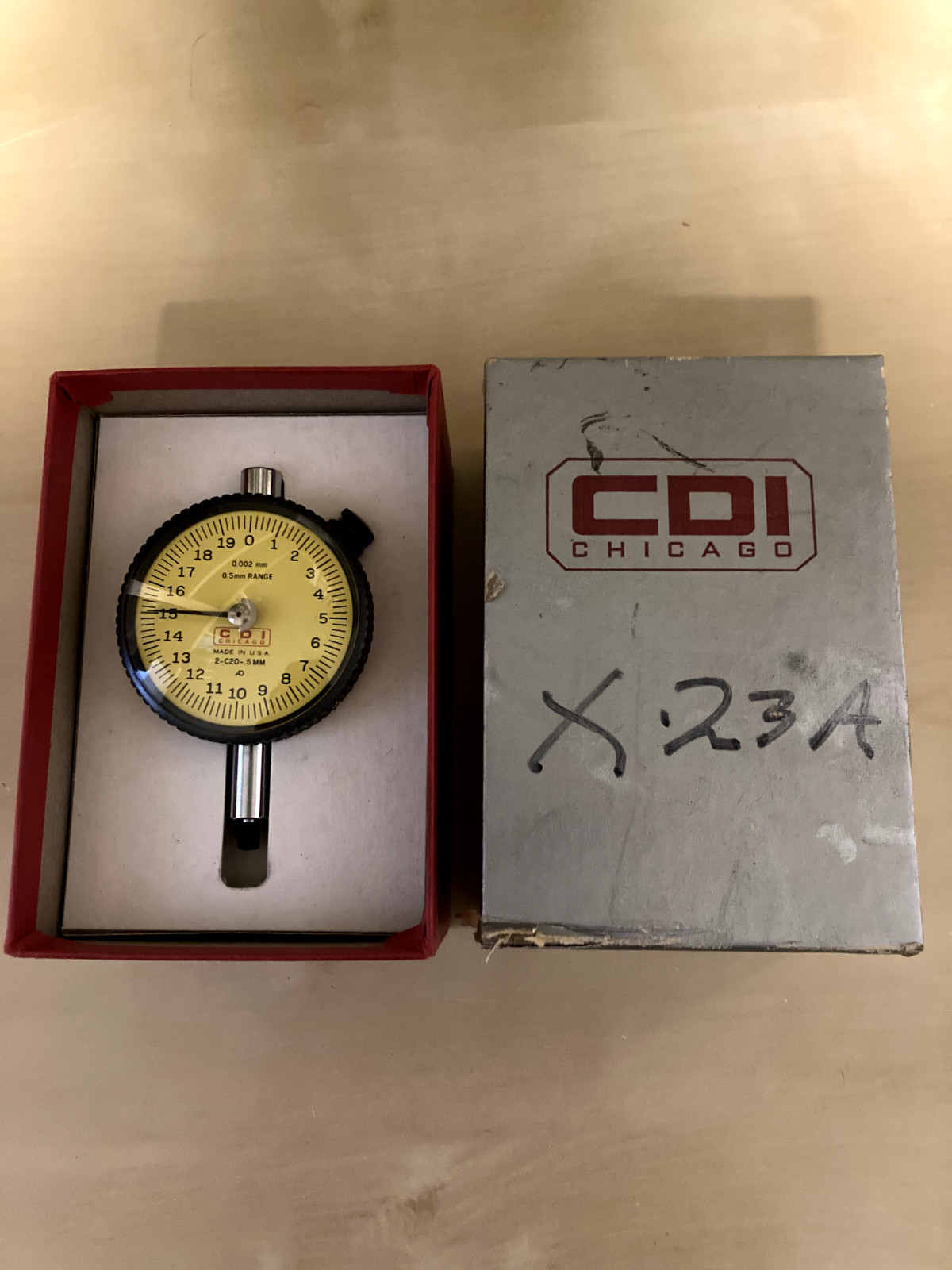 CDI Chicago 2-C20-.5mm Metric Dial Indicator