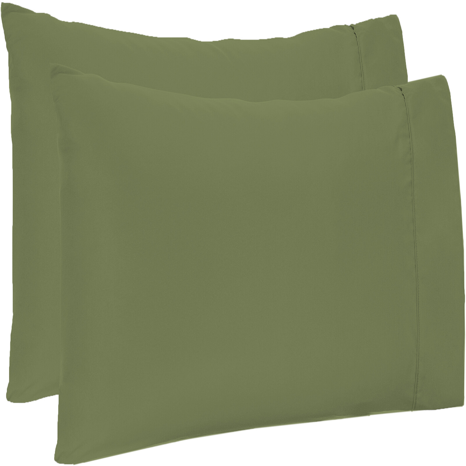 12/15/18/21 Inch Deep Pocket Sheets Organic Cotton Moss Solid Select Item