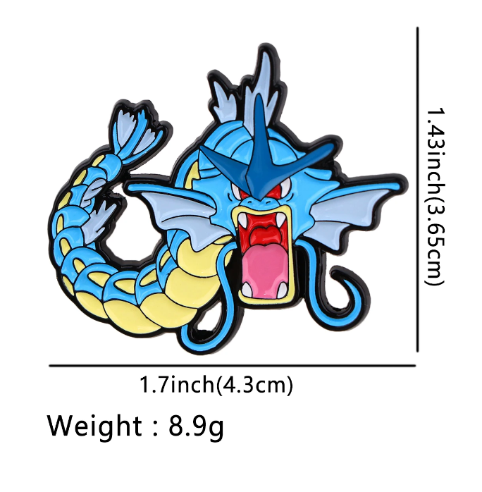 Gyarados Pokemon Enamel Pin