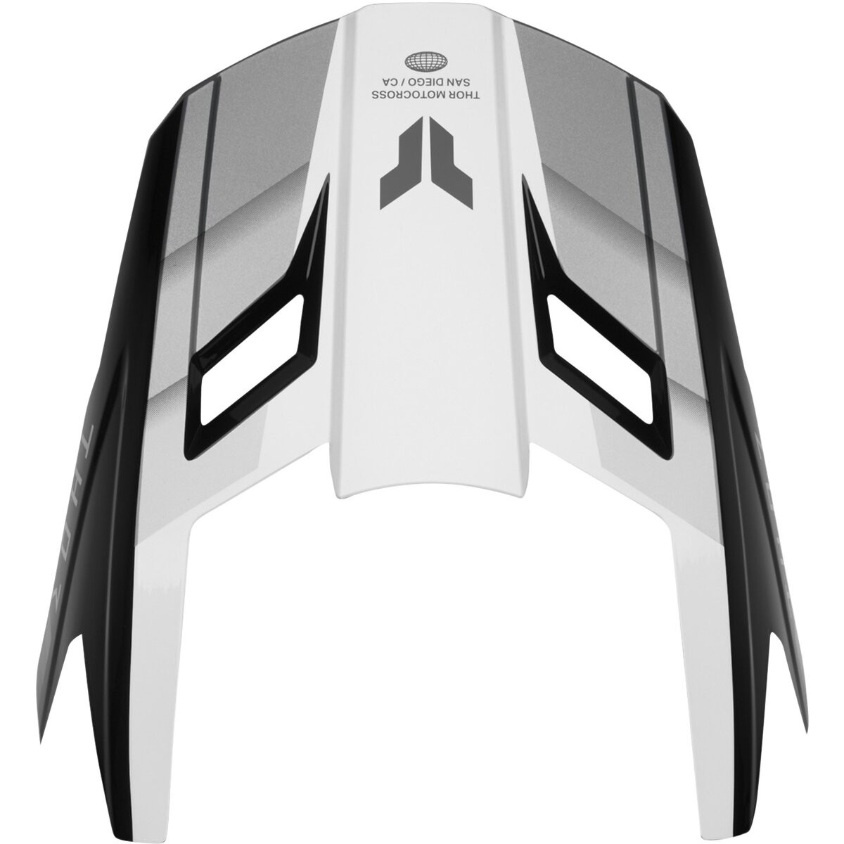 Thor Black/White Fleet Helmet Visor Kit 0132-1985