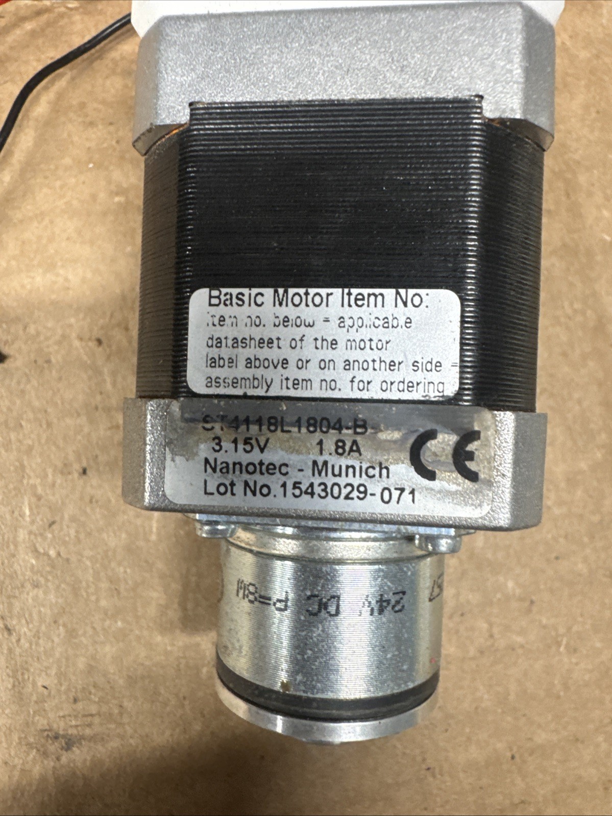 Nanotec Munich ST4118L1804-B 3.15v