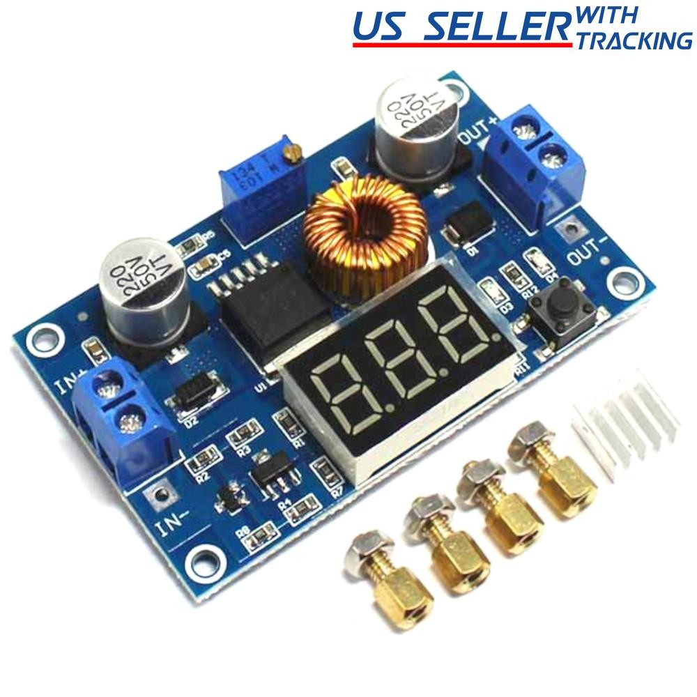 LM2596 Step-down Power Converter Buck Module LED Voltmeter DC 4-38V to 1.25-36V